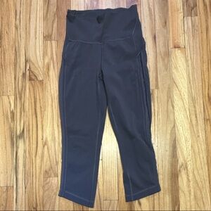 lululemon athletica dark Gray High-Rise Capri Leggings
